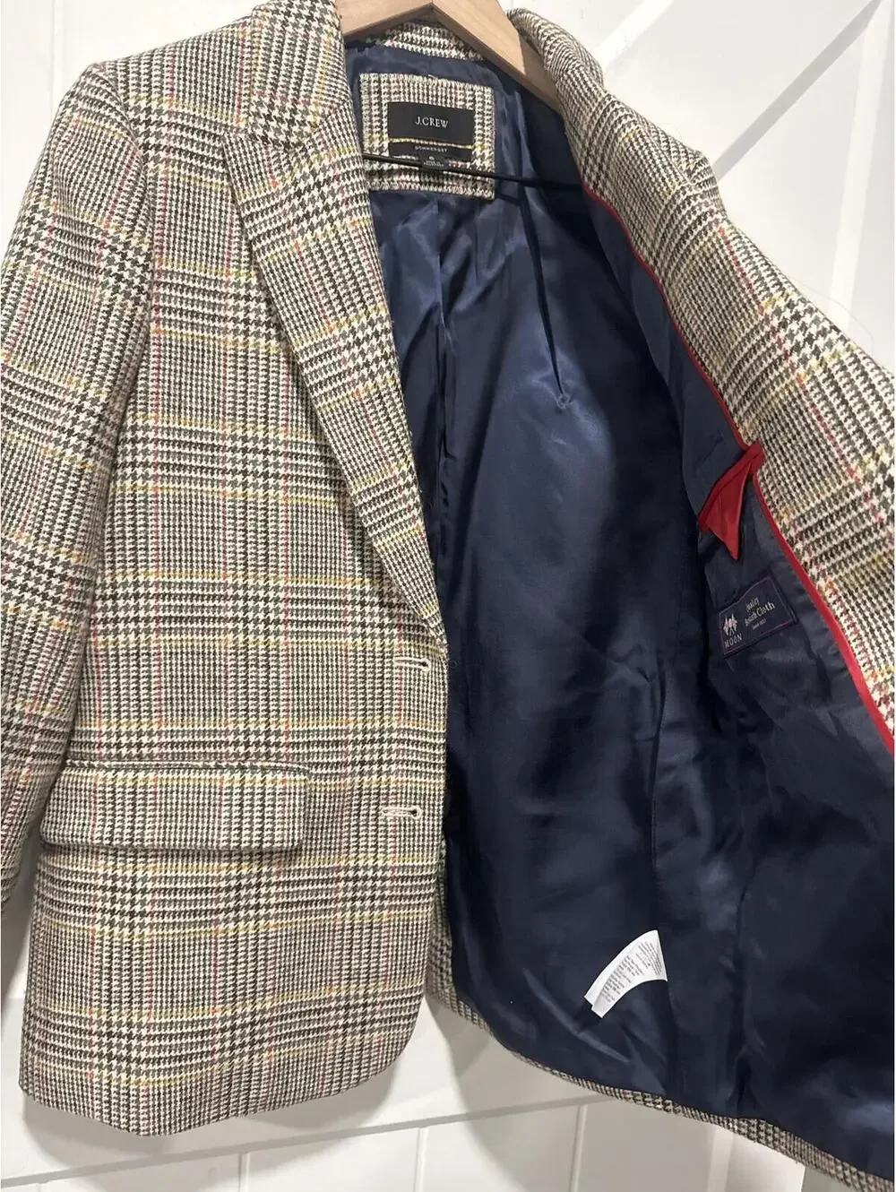 J.Crew Sommerset Plaid Blazer, Size 6